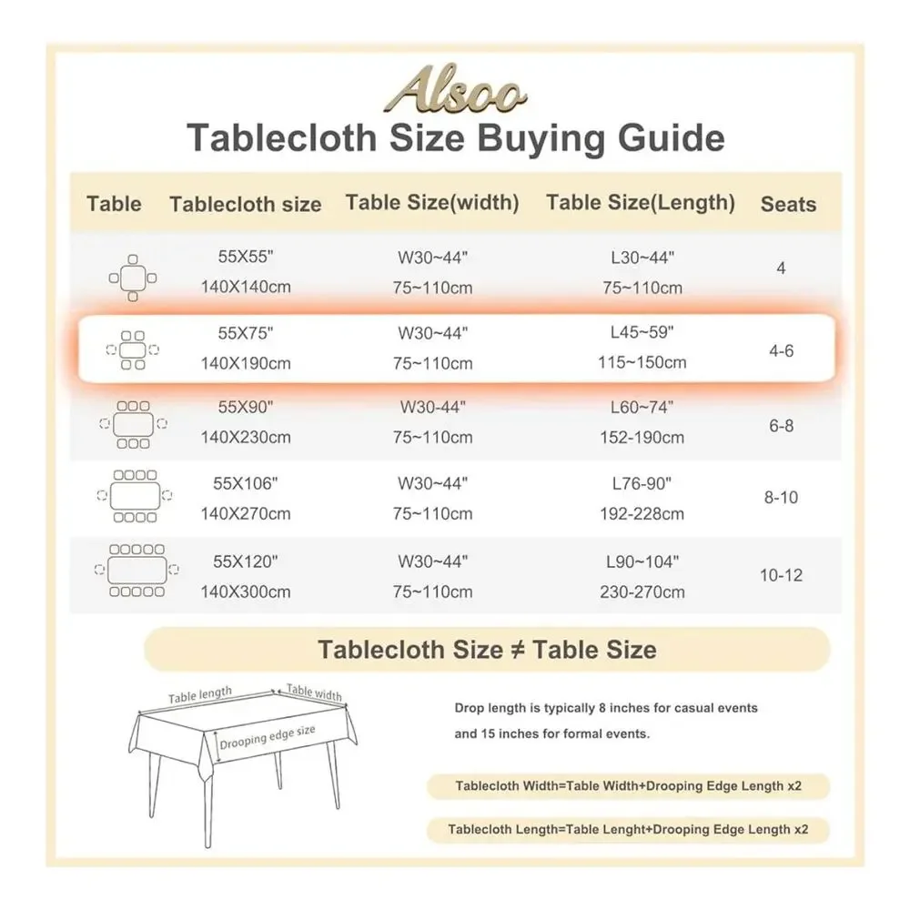 Alsoo Red Checkered Tablecloth Rectangle‎ Cotton Linen Fabric 55x75
